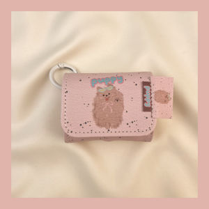 Cute Cartoon Splash Ink Cat Puppy AirPods Protective Case Airpod3 Second Generation Pro Wireless Bluetooth Earbuds Case Third Generation 1 Applicable to Apple Aipods2 Generation 4 Leather Fifth Generation 5 Fourth Generation 4