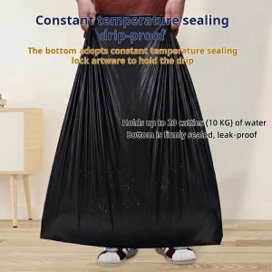 80x100cm Black Garbage Bag Heavy-duty Large Garbage Lining Thick Garbage Bag Tear Resistant Garbage Bag for Home Office Use