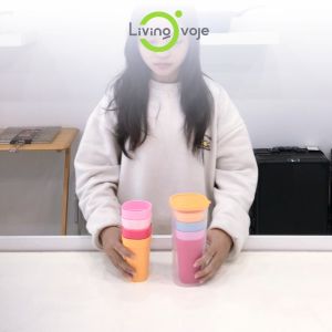 Bộ Ly 4 màu dễ thương - Tiện dụng đi đã ngoại - Du lịch- Living On