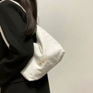 Korean INS Fairy Lace Single Shoulder Bag Embroidered Flower  Crossbody Bag for Women Underarm Cloth Bag Daily Use