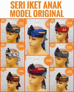 Iket / Ikat Kepala Sunda Makuta Wangsa Bendo Batik dan Polos