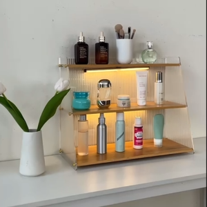 >SG Stock> Acrylic Wooden Perfume Shelf Acrylic Rack Desktop Shelf Desktop Rack Cosmetics Storage Rack Perfumes Storage Rack Perfume Rack Perfumes Shelf Figures Collectibles Showcase Soft Toy Displays Rack Toy Displays Rack Cups Rack Desk Rack