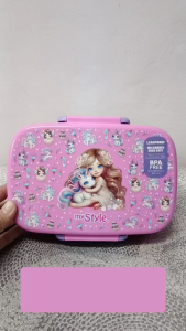 My Style TM 1509 D Bento Lunch Box with Spoon & Fork for Junior Girls