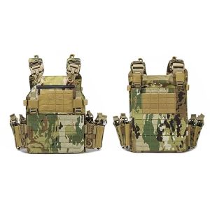 New Combat Vest 6094 Quick Release Lightweight Laser Cut Tactical Vest Black Gear Carry Hunting Tactical Vests