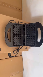 【winnereco】Waffle Maker Waffle Making Machine Portable Chaffle Maker Anti-scalding Mini Waffle Maker Machine for Snacks Burgers