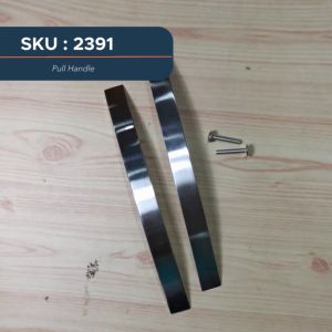 Tajima 2391 160mm Modern Cabinet Handle (Satin Nickel)