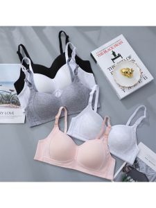YUQI Wireless Summer Bra | Cotton Seamless Bralette | Teens Push-Up Lift | Petite Bras Wire-Free Soft Pure Cotton Bra  Teen Bras