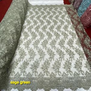 bahan kain kebaya tulle payet chemicel prada/tille chemicel oky terbaru