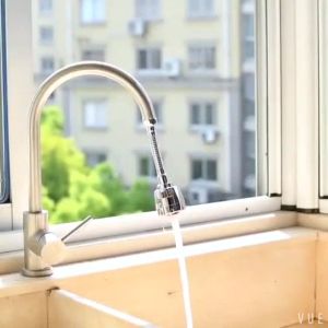 TUTU Saringan Kran Wastafel Cuci Piring Sambungan Kran Penyaring Air Fleksibel