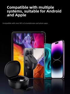 caibeike | Điều Khiển Từ Xa Bluetooth Đa Năng Chụp Ảnh & Quay Video Tương Thích với Android và iOS