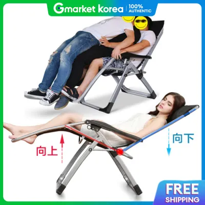 Premium Zero Gravity Chair Folding Chair Comfortable Massage Chair Camping Angle-Adjustable Chair