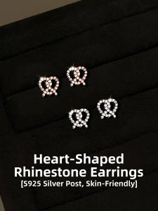 Pianist | Elegant Heart-shaped Anti-allergy Earrings S925 Sterling Silver