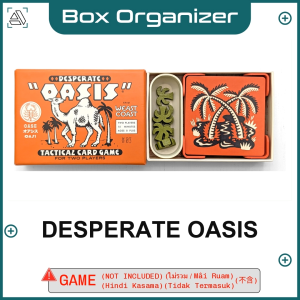 Desperate Oasis Board Game Box Organizer Insert