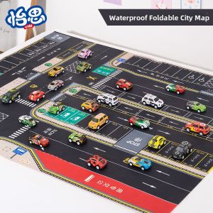 Bản Đồ Thành Phố Giao Thông Giáo Dục Có Bãi Đỗ Xe Chống Nước