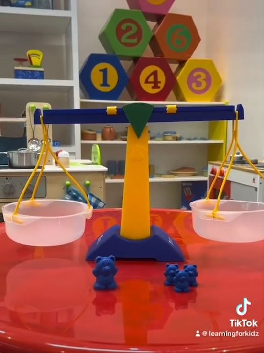 [ 5 ขวบ+ ] ตาชั่งถ่วงสมดุลย์ (Pan Balance Jr.) ของเล่น ฝึกชั่ง ตวง วัด