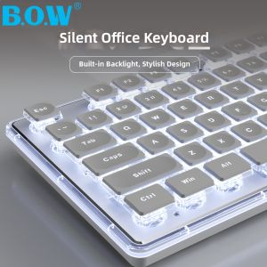 B．O．W | Bàn Phím Cơ Đèn Led Thẩm Mỹ Cao Ít Ồn