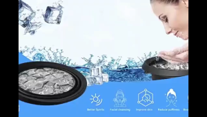 Heabety อ่างน้ำน้ำแข็งซิลิโคนสำหรับใบหน้าพับได้อ่างอาบน้ำน้ำแข็งซิลิโคน