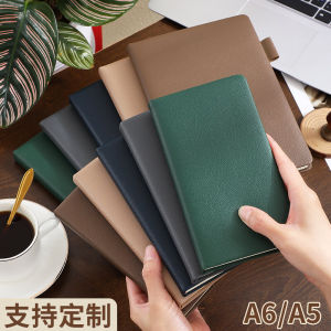 Soft Leather Surface Notebook: A5 Business Diary & Office Supplies