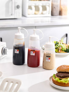 Asvel | Food-Grade Squeezing Bottle for Salad Dressing Soy Sauce Jam Honey and Ketchup