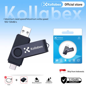 Kollabex Flashdisk Tipe C USB Micro Adapter OTG Fungsi 1TB / 2TB Memori flash 3 dalam 1 USB 3.0