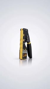 Kebidumei | RJ45 Crimp Tool Pass Through Ethernet Crimping Tool Wire Tool for Cat6 Cat5 Cat5e RJ45 Connectors with Replacement Blade