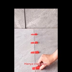 ASTEEL Clips Klip Perata Pasang Lantai Keramik Granit Paket 300pcs Varian Ukuran Spacer Leveling
