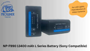 Sony Compatible-NP series battery- F990U Lithium-Ion Battery with LED Indicator