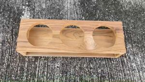 บล็อกใส่แก้วกาแฟ 3หลุม ใส่ขวดได้ ถาดใส่แก้วกาแฟ ช่องใส่แก้วกาแฟ ไม่ใช่เจ็บปวด การฉีดเข้มเข้มสำหรับการผิวแผ่น