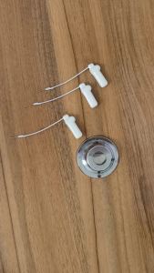 50pcs Security Tag With Steel Wire Lanyard For Cloths Hats Shose Bags Reusable AM 58KHz MHz EAS Hard Tag With Magnet Lock Opener
