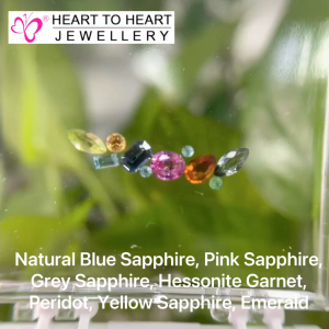 Natural Gemstone Blue Sapphire Pink Sapphire Grey Sapphire Hessonite Garnet Peridot Yellow Sapphire Emerald (Gembox8021)