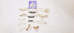 Set 13 kẹp kim ghim khâu vá nón giày quần áo sang chảnh phụ kiện thời trang nữ cao cấp - thương hiệu Vợ Chồng Tôi