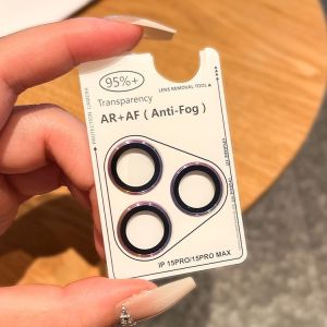 3-2Pcs Origin Metal Ring Glass Camera Lens Protector For IPhone 15 13 14 Pro Max Plus 12Mini 17 16 Pro Max Cover Accessories