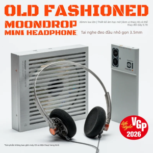 MOONDROP | Tai Nghe Hi-Fi Moondrop Old Fashioned Thiết Kế Retro Mở Dây Rời 2-pin