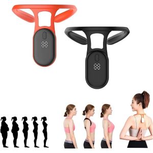 Ultrasonic Neck Instrument Portable Lymphatic Soothing Body Sculpting Neck Massager Intelligent LCD Sitting Posture Reminder