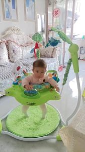 เก้าอี้หัดเดิน ดิจิทัลย์ Baby Jumper เก้าอี้กระโดดหน้ากบ เก้าอี้กระโดด เคลื่อนที่ 360 องศา