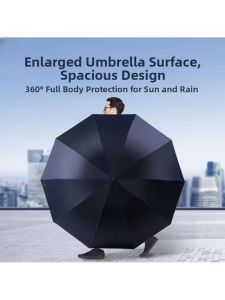 MOLORE | Large Size Three-Person Dual-Use Foldable Sun Protection Umbrella