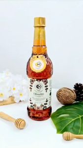 น้ำผึ้ง ดอกไม้ป่า น้ำผึ้งเดือน5 แบรนด์กรณ์นภัส น้ำผึ้งดอกไม้ตามสวนผล 100% ดอกไม้ของไทย