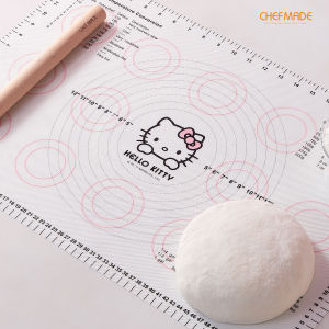 CHEFMADE Hello Kitty Baking Silicone Mat High Temperature Resistant Non-slip Pastry Boards Biscuit Moon Cake Kneading Dough Pad Board Baking Tools DIY Utensils KT7002