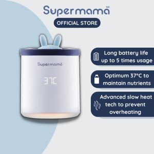 Supermama Lab Milk Warmer 2.0 | Portable & Light | 温奶器 | USB-C Charging | 5-8 hours | Official Store Baby Maker 2.0 Milk Warmers - Lazada