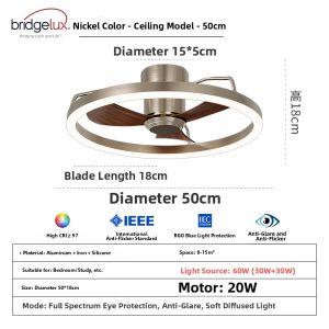 MR.LAMP | Minimalist Eye-Protecting Silent Ceiling Fan