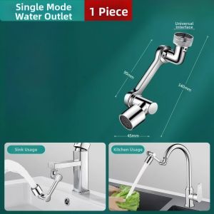 Rotating Anti-splash Water-saving Tap Extension Adapter