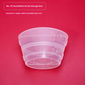 Shu-uemura No. 55 Seamless Powder Foundation Brush Dedicated Storage Box Petal Magic BB Cream Brush Makeup Brush Storage Handy Gadget