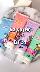 Azarine x BT21 Body Guard Moisturizer Sunscreen Serum 100ml SPF 50 PA++++ | Body Saver Moisturiser 100ml BPOM Bodyguard Collab Line BTS sun screen block sunblock tata RJ chimmy cooky koya shooky mang van