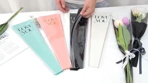 [Giá Rẻ] Set 50 Túi Kiếng 1 Bông không thấm nước túi kiếng đựng hoa hồng hoa tươi dịp lễ 8/3