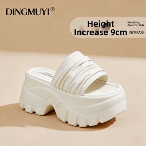 DINGMUYI | Thick Sole Lightweight Slippers 34 Size