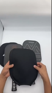 Neoprene Pickleball Paddle Cover Neoprene Pickleball Racket Protect Sleeve Protector Black