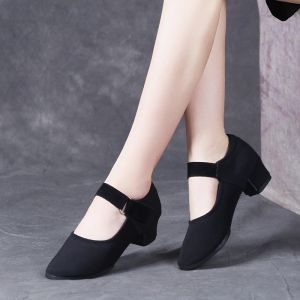 All Year Round Dancing Shoes Latin Dance Shoes Ballroom Dance Shoes Soft Bottom Teachers Shoes Body Training Shoes Square Dance Womens Shoes