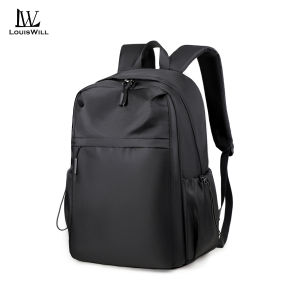 LouisWill Fashion Mens Backpack Business Laptop Backpack Waterproof Backpack Outdoor Travel Backpack Large Capacity Casual Backpack Leisure Bacapack Suitable For 15.6-inch Laptop