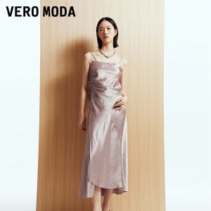 Vero Moda | Đầm Pha Sợi Viscose Bóng Mới Thu