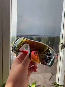 Uv protection cycling goggles Outdoor cycling sports glasses visor Running sunglasses for men and women